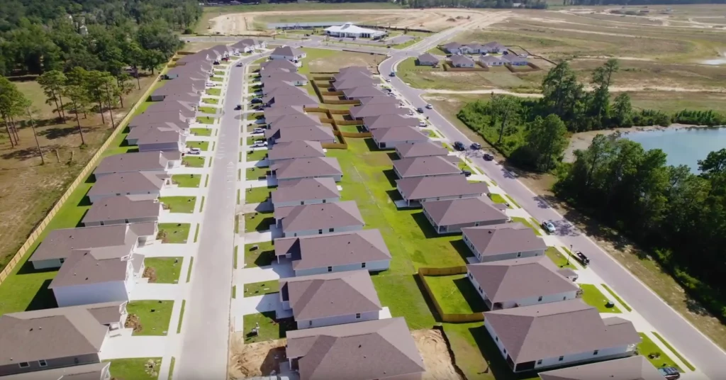 Pensacola Real Estate Videography for Property Listings 1 dr horton woodbine pace fl aerial drone videography kdh productions