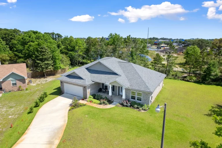 residential aerial drone photography