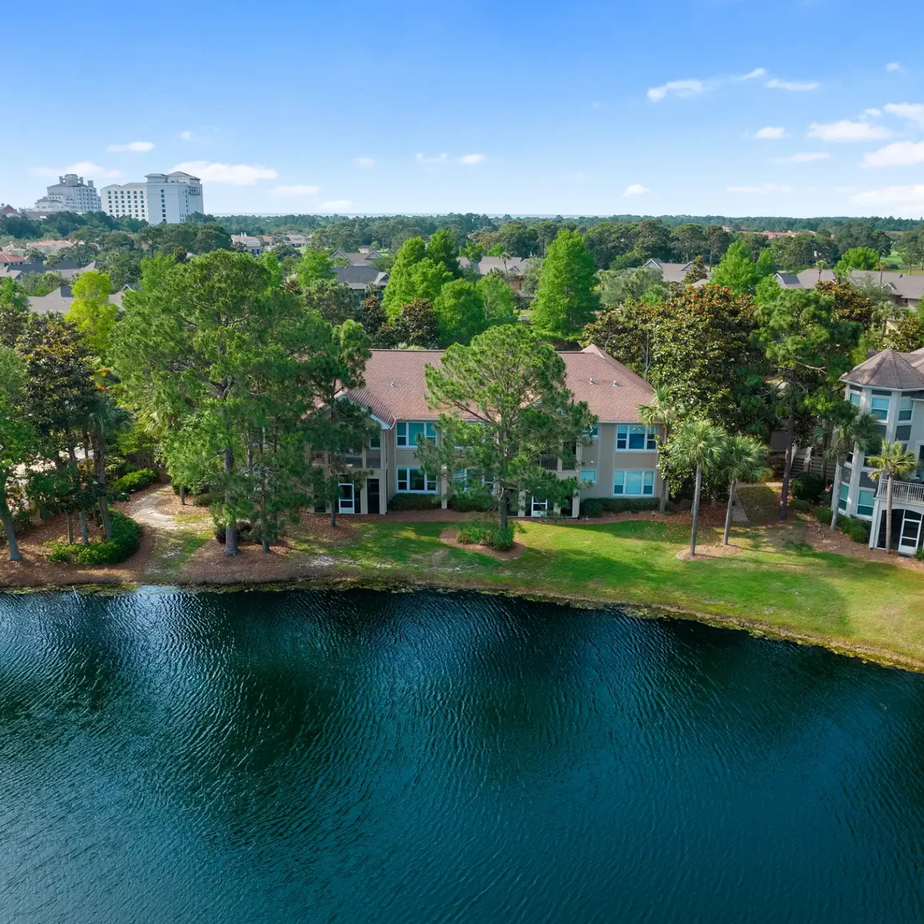 residential aerial drone photography