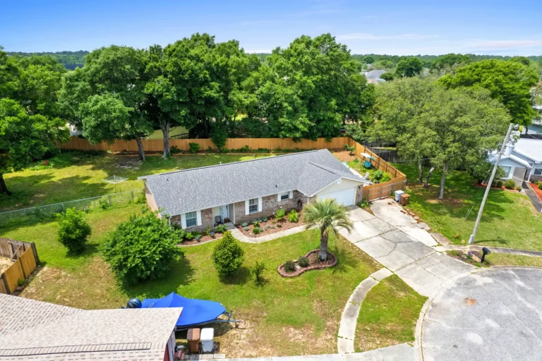 residential aerial drone photography