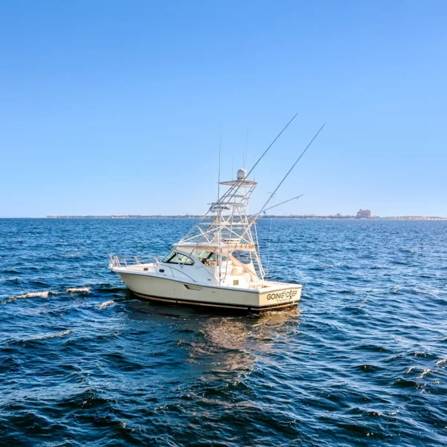 Sport Fishing Yacht-Drone Photography "Going Deep" Fort Walton Beach, Florida